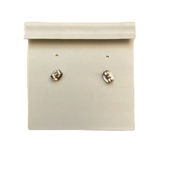 Vintage Marble Swirl Square Earrings - Picture 2 of 5